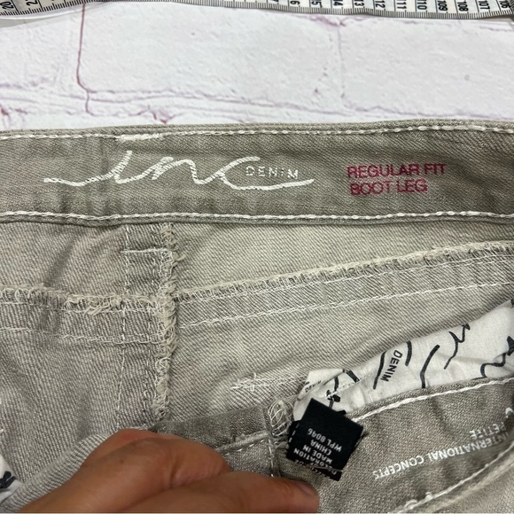 INC denim International Concepts Grey Women’s Boot Cut Jeans in 10P EUC - Picture 13 of 16